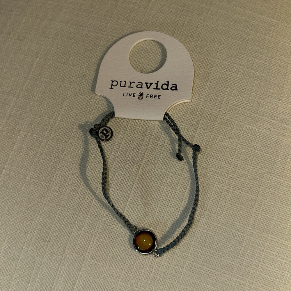 NWT Puravida Mood Charm Bracelet Silver - Picture 4 of 7